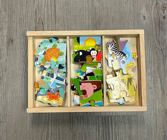 Multi Colour M&D Amazing Animals Jigsaw Puzzles, 3Y+