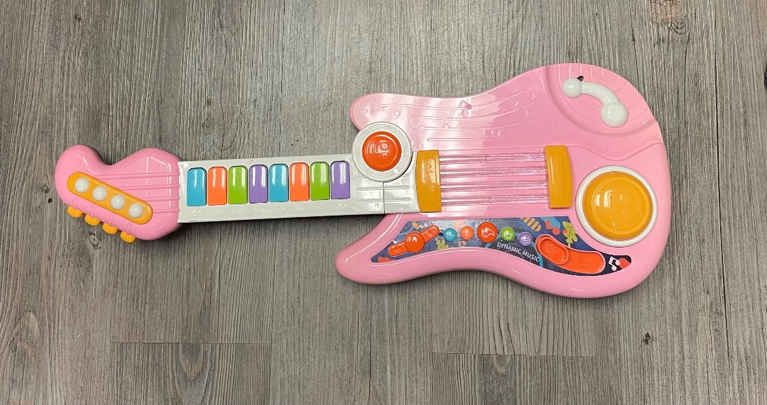 Pink  Guitar & Piano 2 In 1, 3-5Y