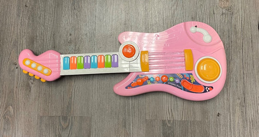 Pink  Guitar & Piano 2 In 1, 3-5Y