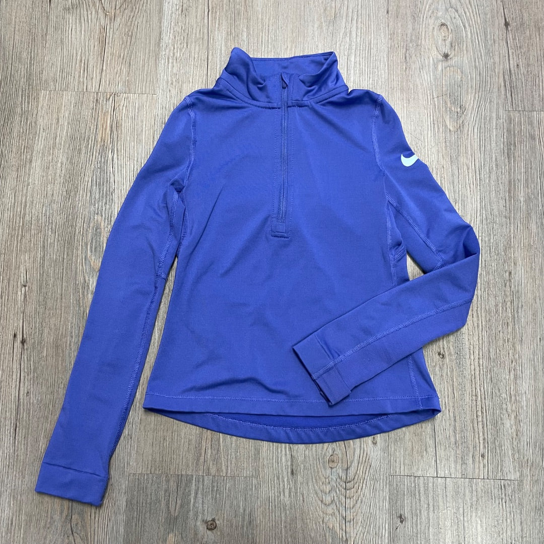 Purple Nike 3/4 Zip Active Jacket 6Y