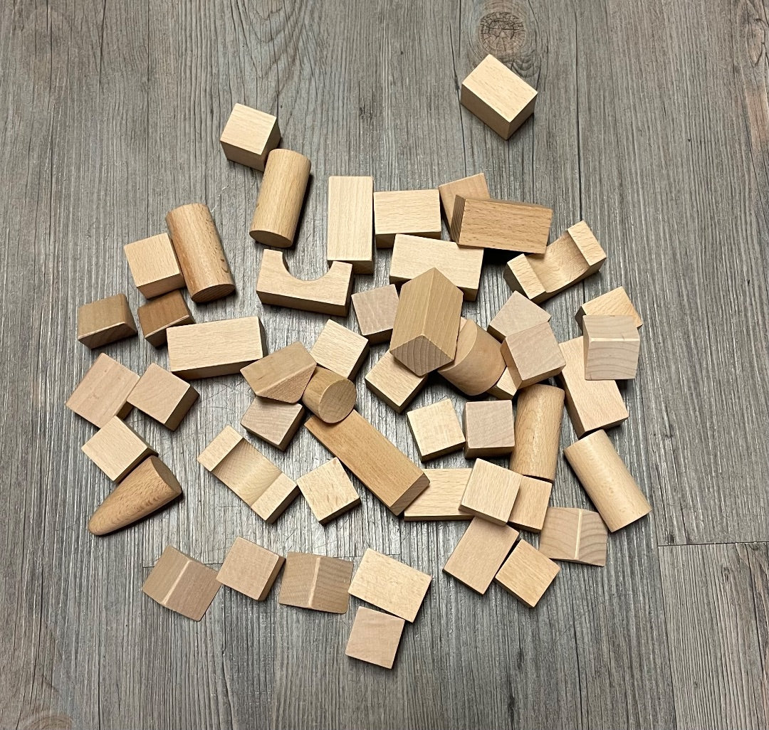 Natural Wood Goki Building Blocks, 3Y+