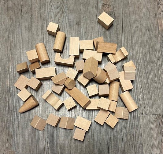 Natural Wood Goki Building Blocks, 3Y+
