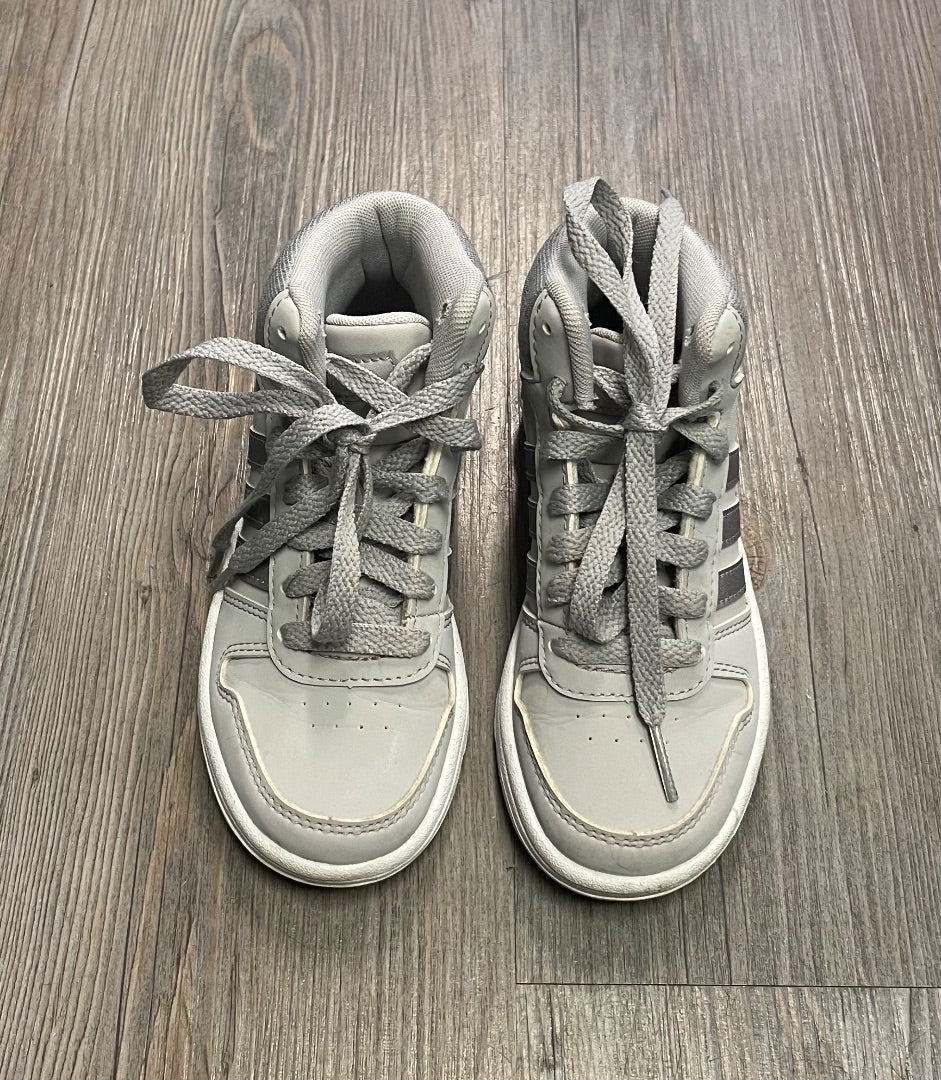 Grey Adidas Hightop Sneaker, 11Y
