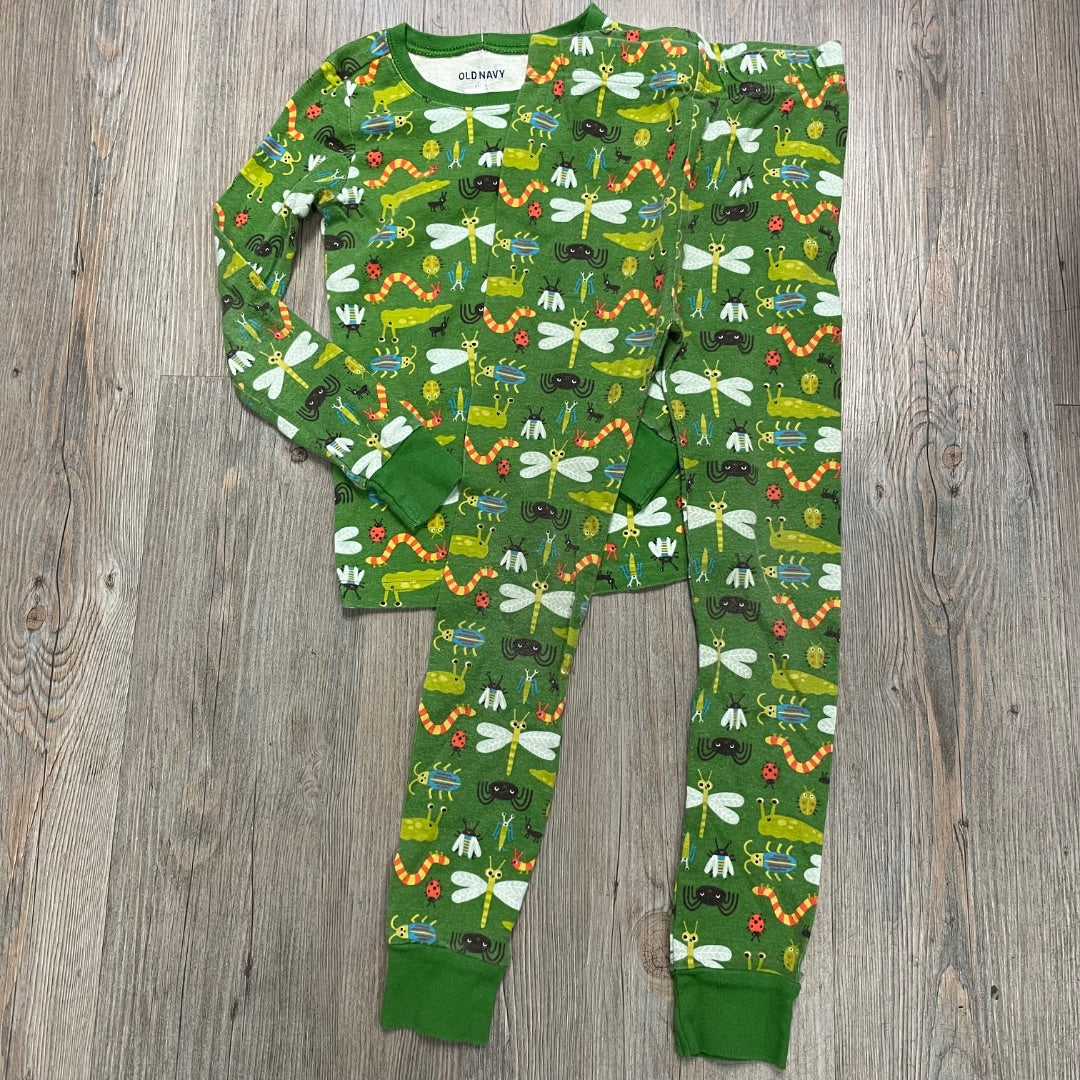 Insects Pattern Old Navy 2PC PJ Set, 6Y