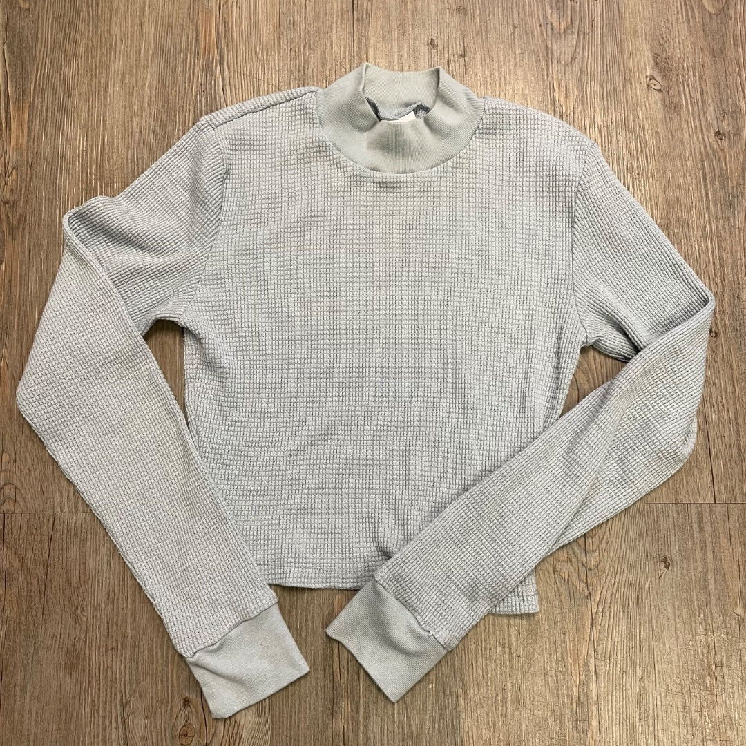 Blue TNA Long Sleeve Top, Medium