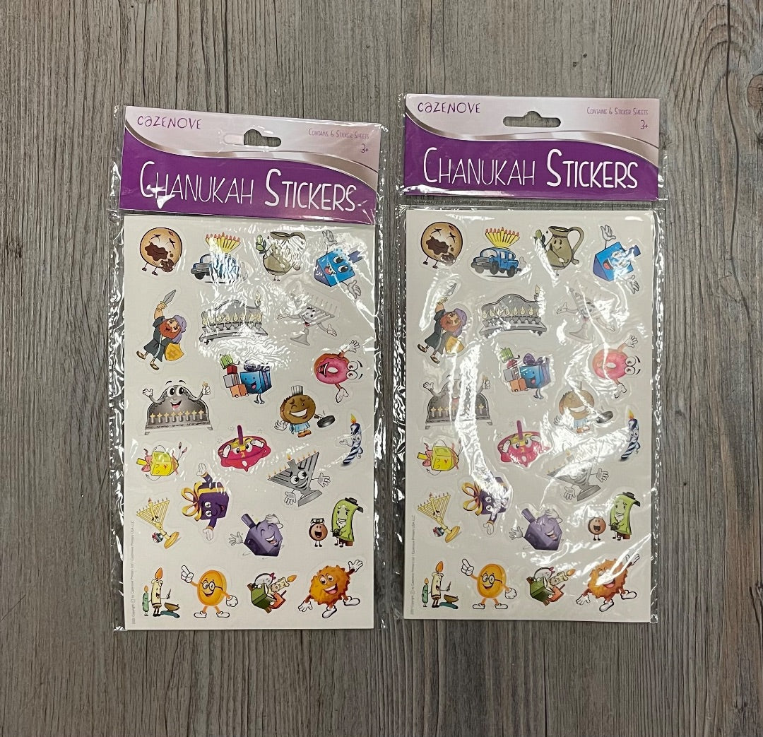 Multi Colour Ideal Chanukak Stickers, 3Y+