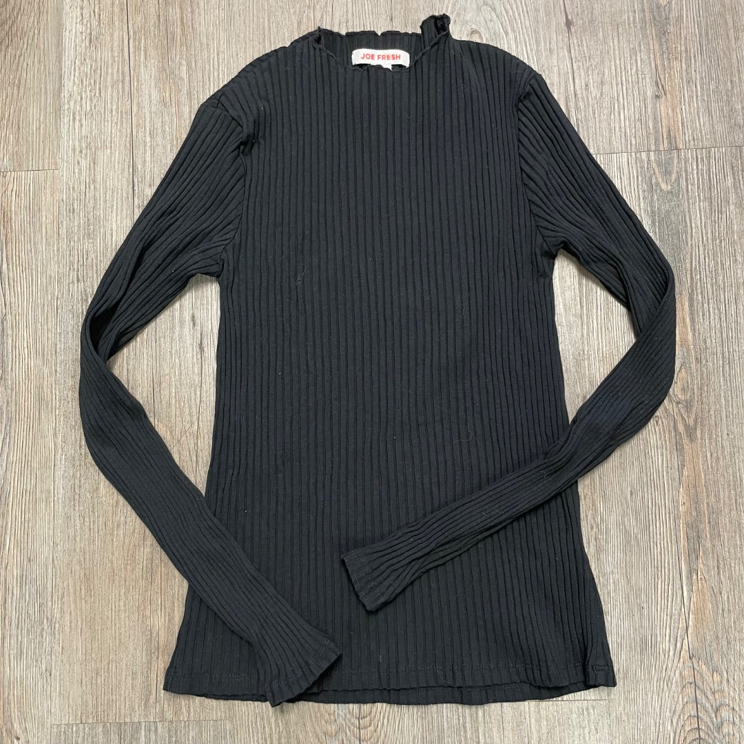 Black Joe Fresh Ribbed Long Sleeve Top, Small