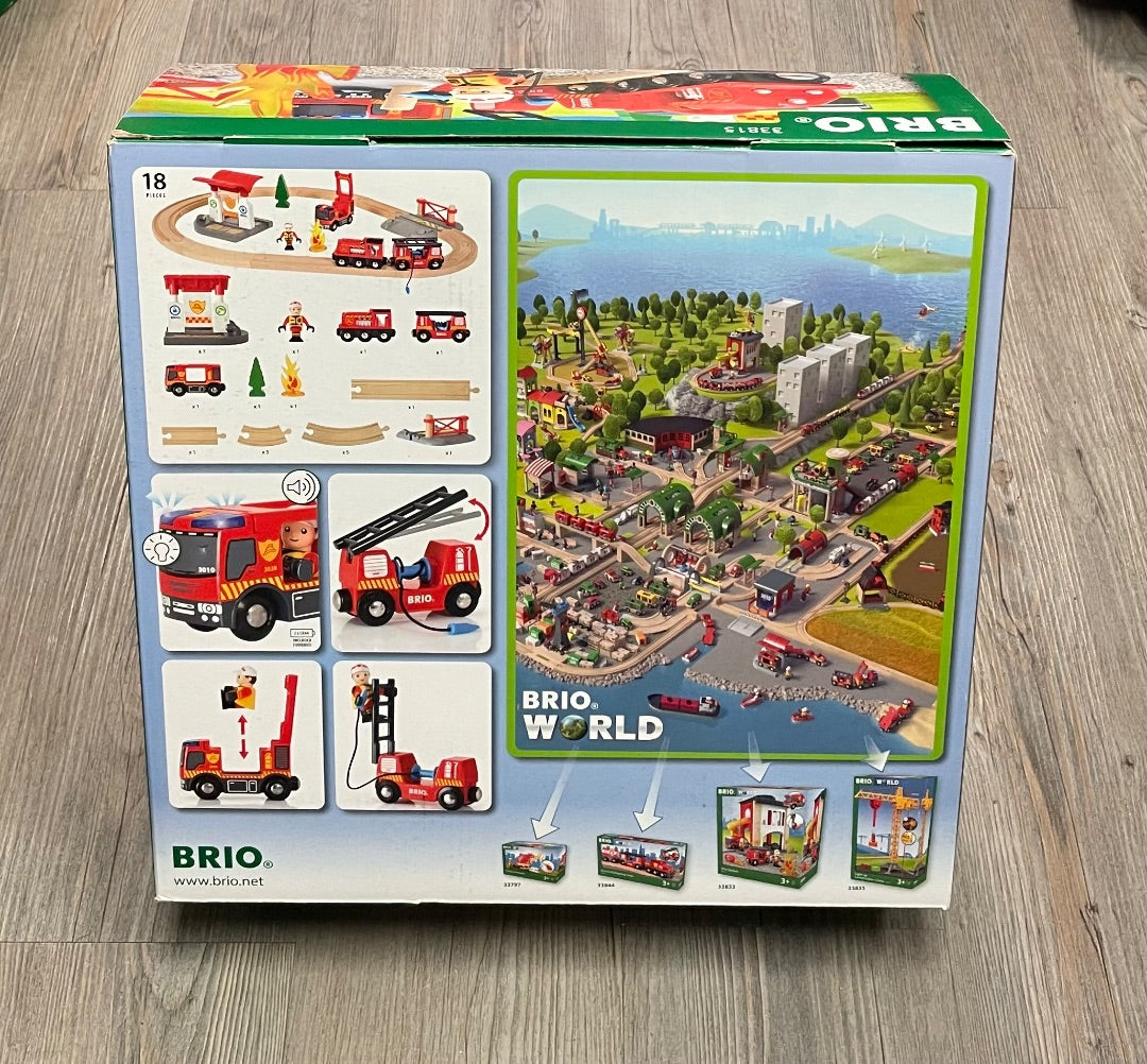 Multi Colour Brio Fire Fighter Set, 3Y+