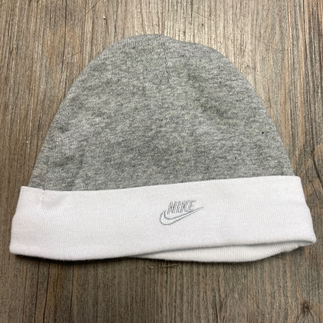 Grey NIke Baby Beanie, Newborn