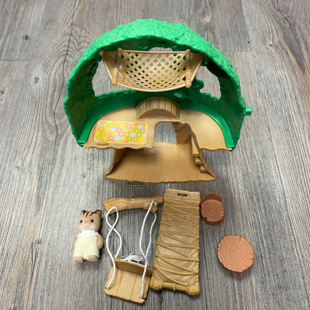 Multi Colour Calico Critters Baby Tree House, 3Y+