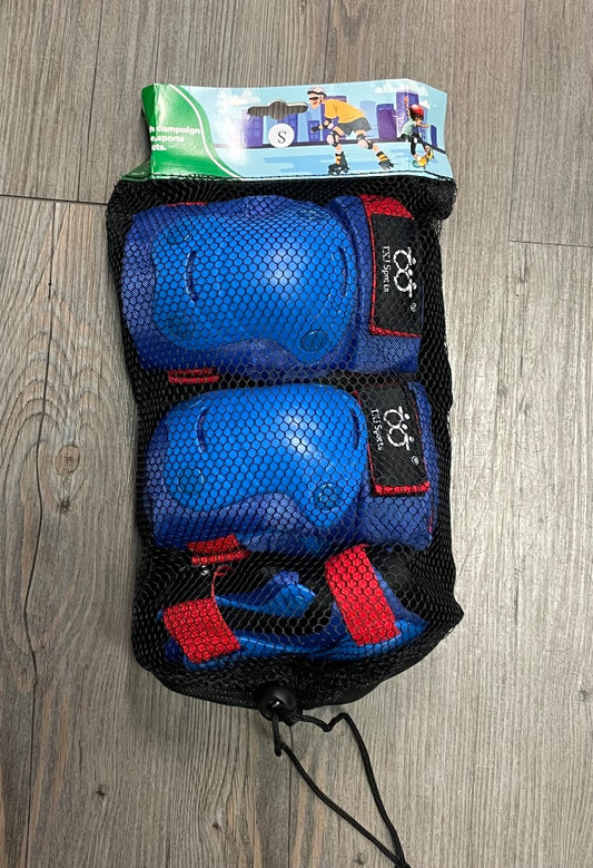 Blue TXJ Sports New Roller Blade Safety Guards, Child Small