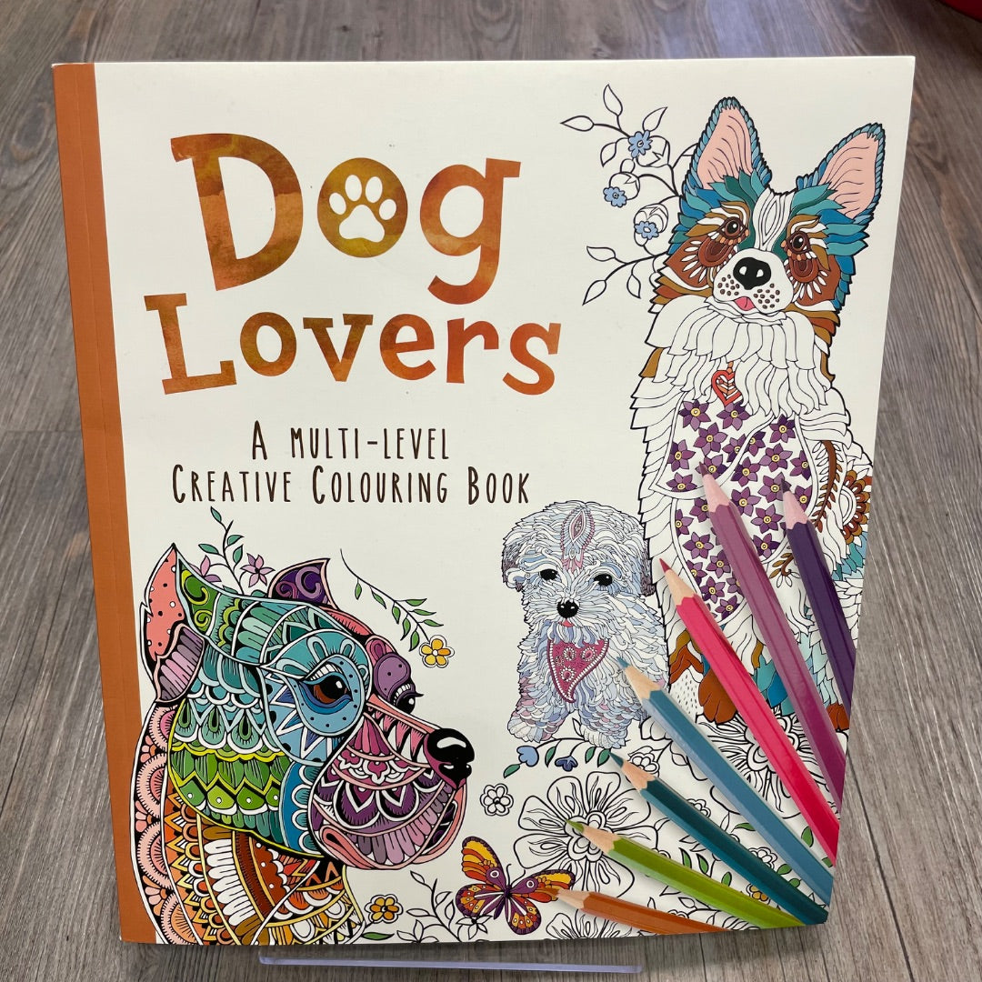 Multi Colour  Dog Lovers Colouring Book, Paperback