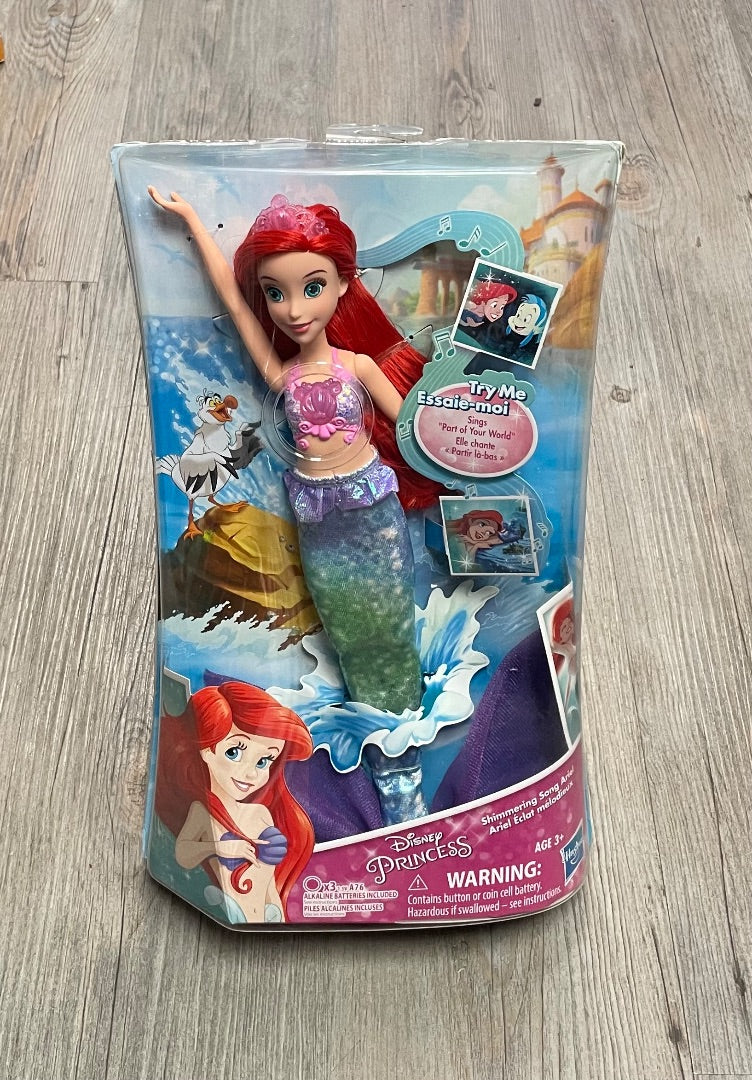 Multi Colour Hasbro Princess  Shimmering Song Ariel, 3Y+