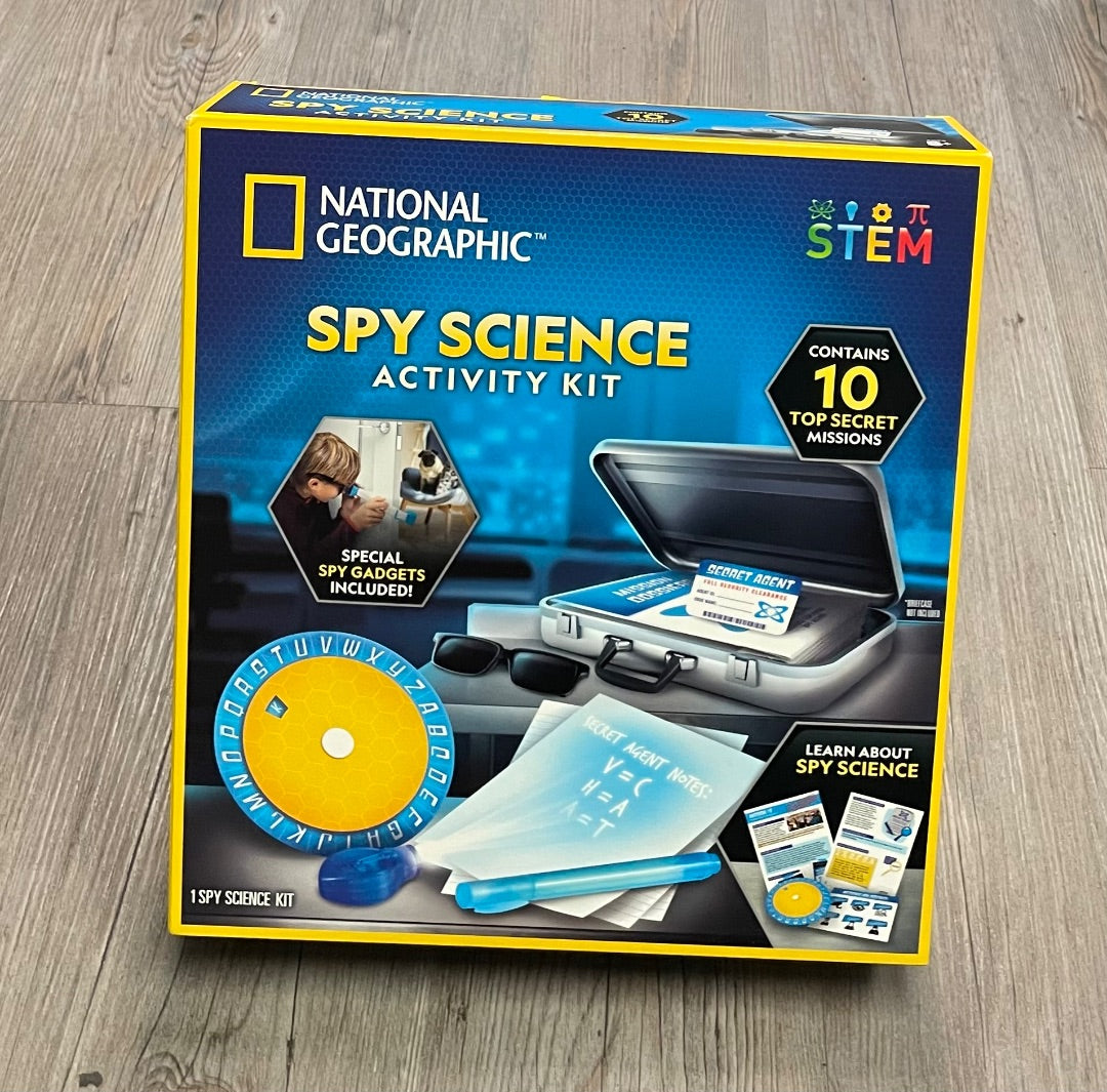 Blue STEM Spy Science Activity Kit National Geographic, 3Y+