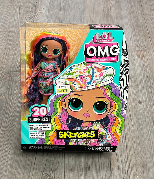 Multi Colour LOL OMG Lets Create Sketches, 3Y+