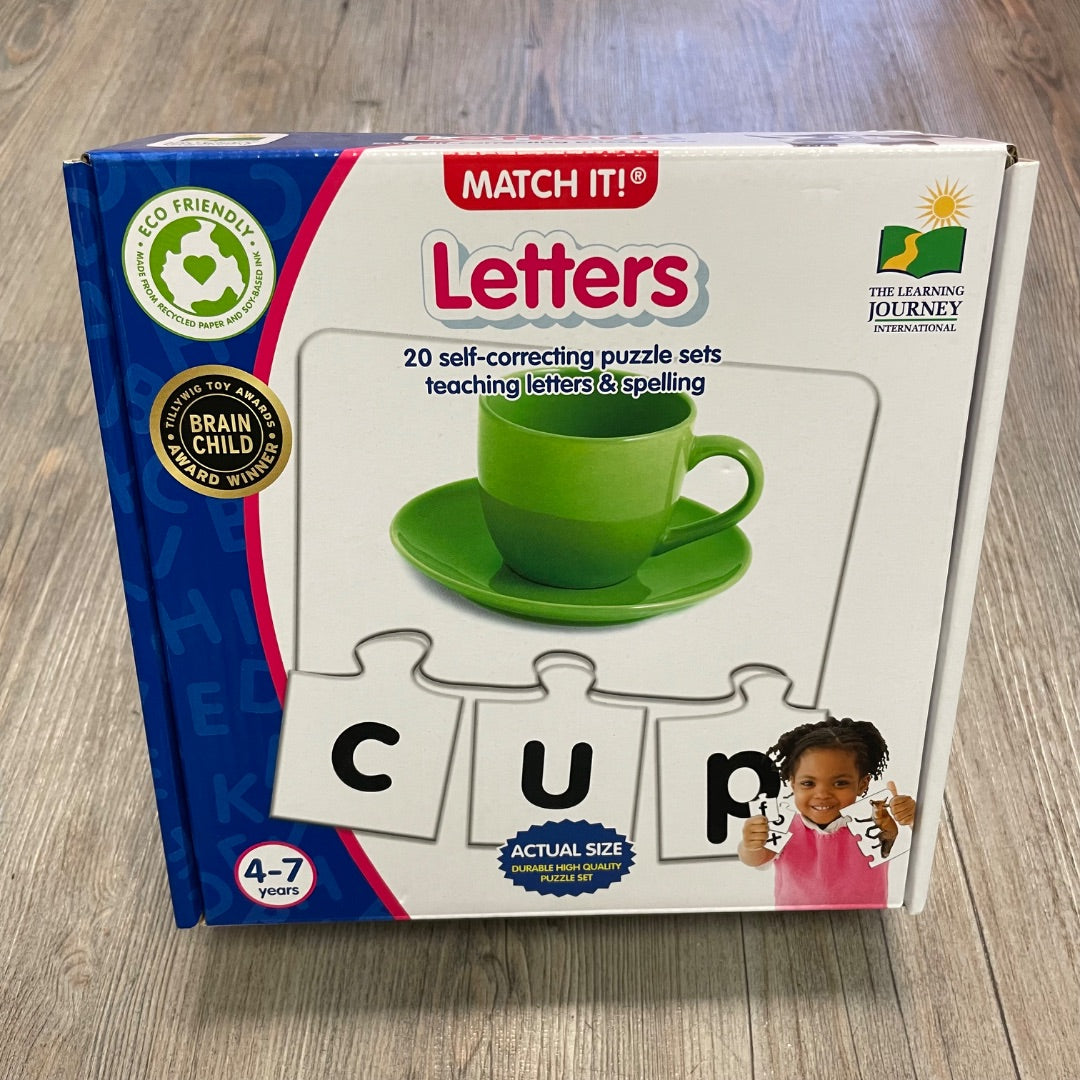 Multi Colour The Learning Journey Match It Letters, Ore-owned
