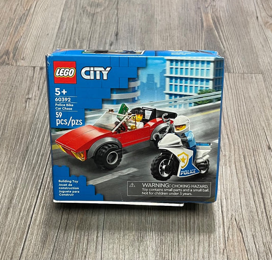 Multi Colour Lego City Police Bike Car Chase, 5Y+