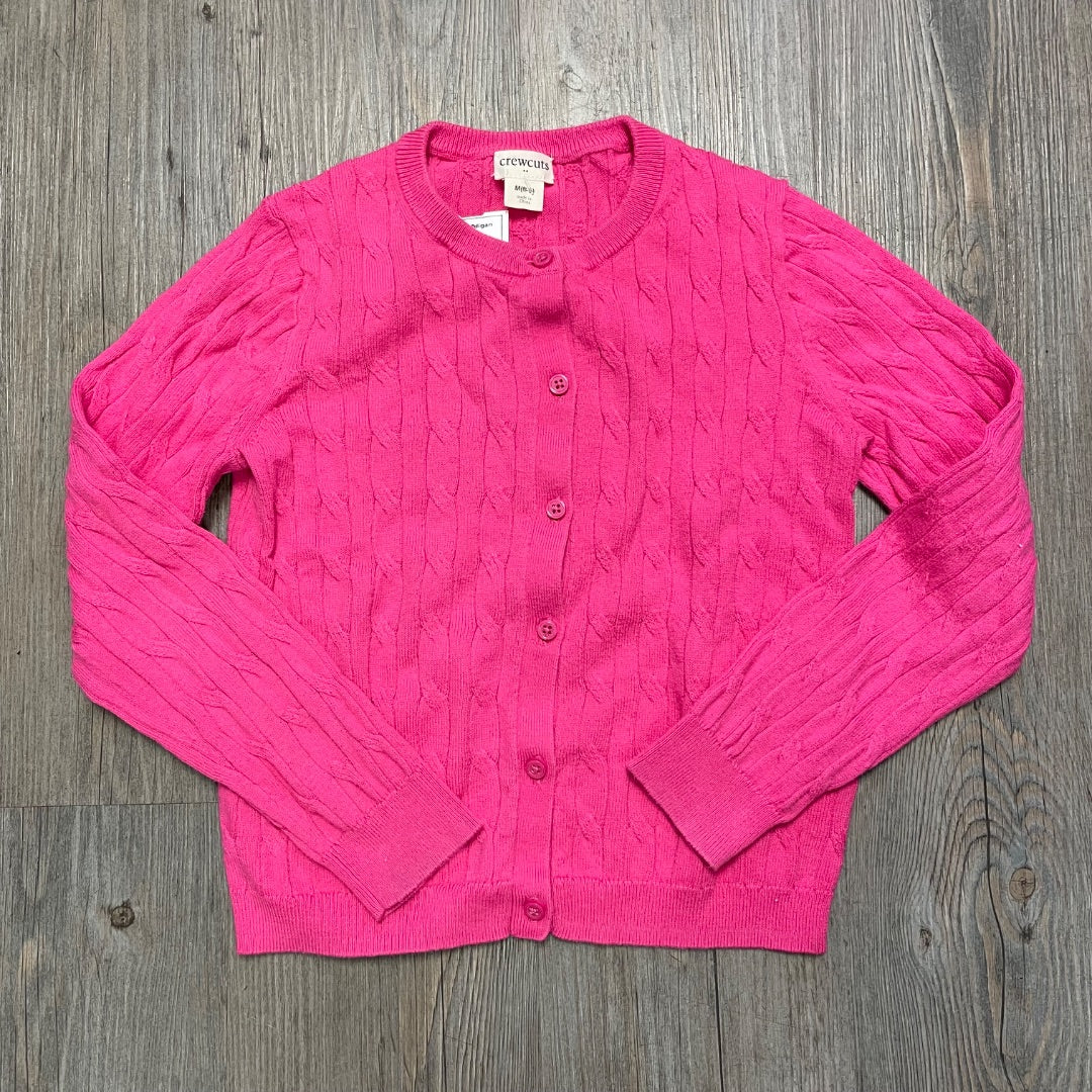 Pink Crewcuts Knit Cardigan, 8-9Y