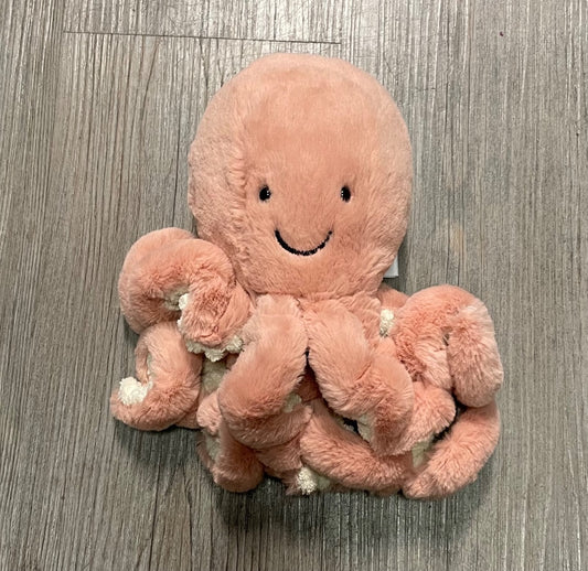 Dusty Rose Jellycat Octopus, 9 inch