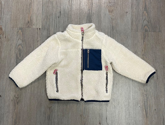 Beige Carters Sherpa Zip Jacket, 18M