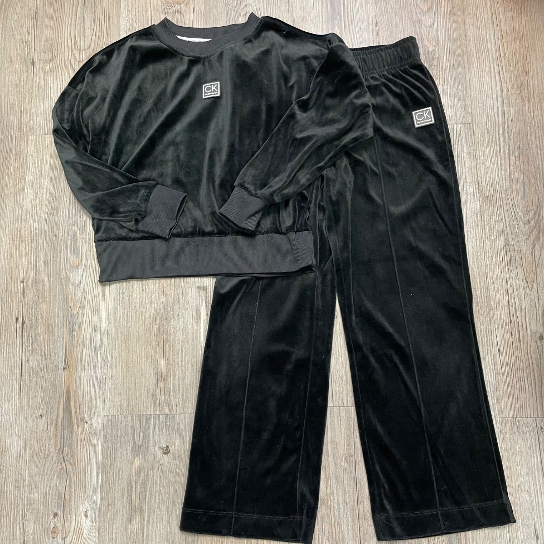 Black Calvin Klein 2PC Clothing Set, 8-10Y