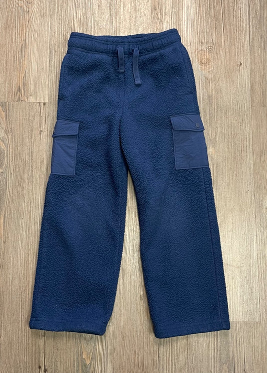 Navy Gap Fleece cargo pants, 5Y