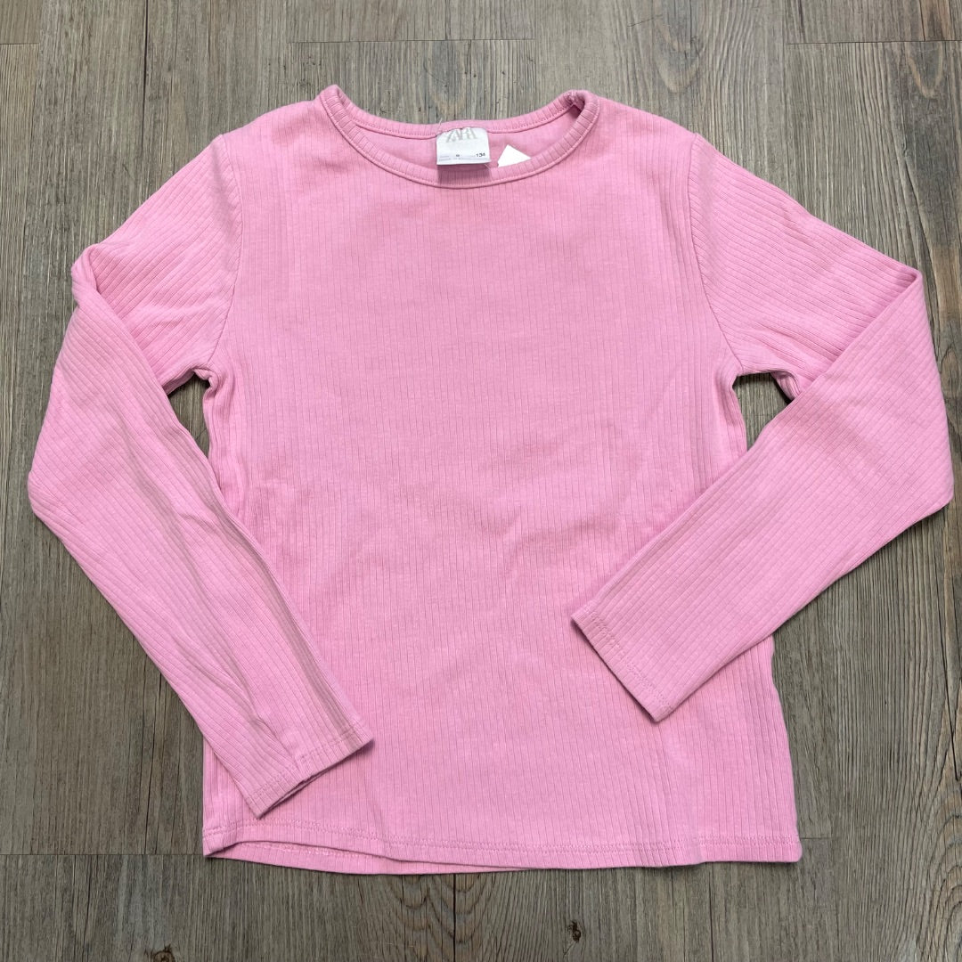 Pink Zara Long Sleeve Top, 9Y