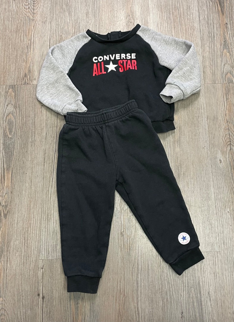 Black Converse Sweat Set, 24M