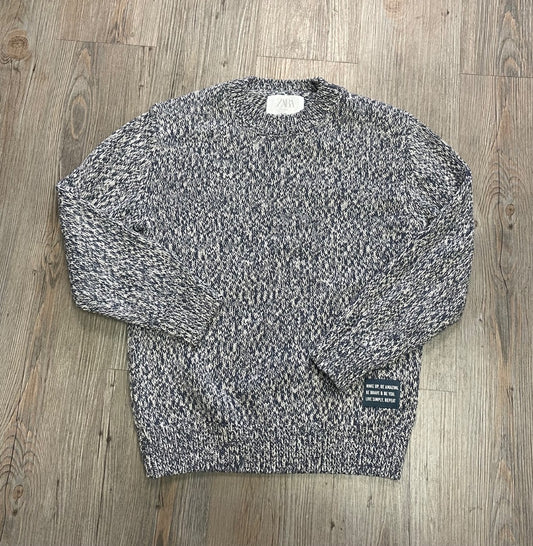 Grey Zara Knit Pullover Sweater, 9-10Y