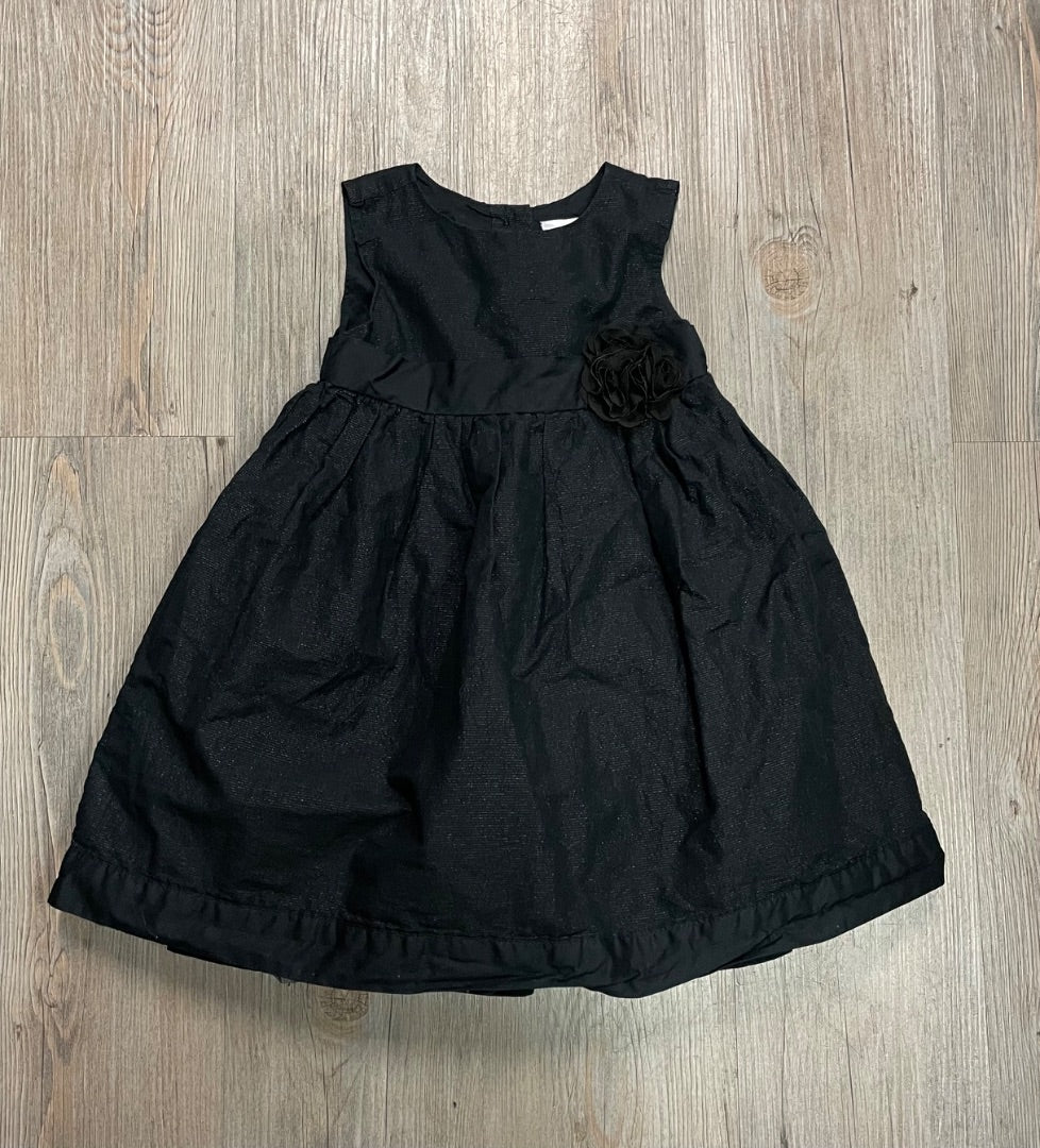 Black Gymboree SSL Dress, 18-24M
