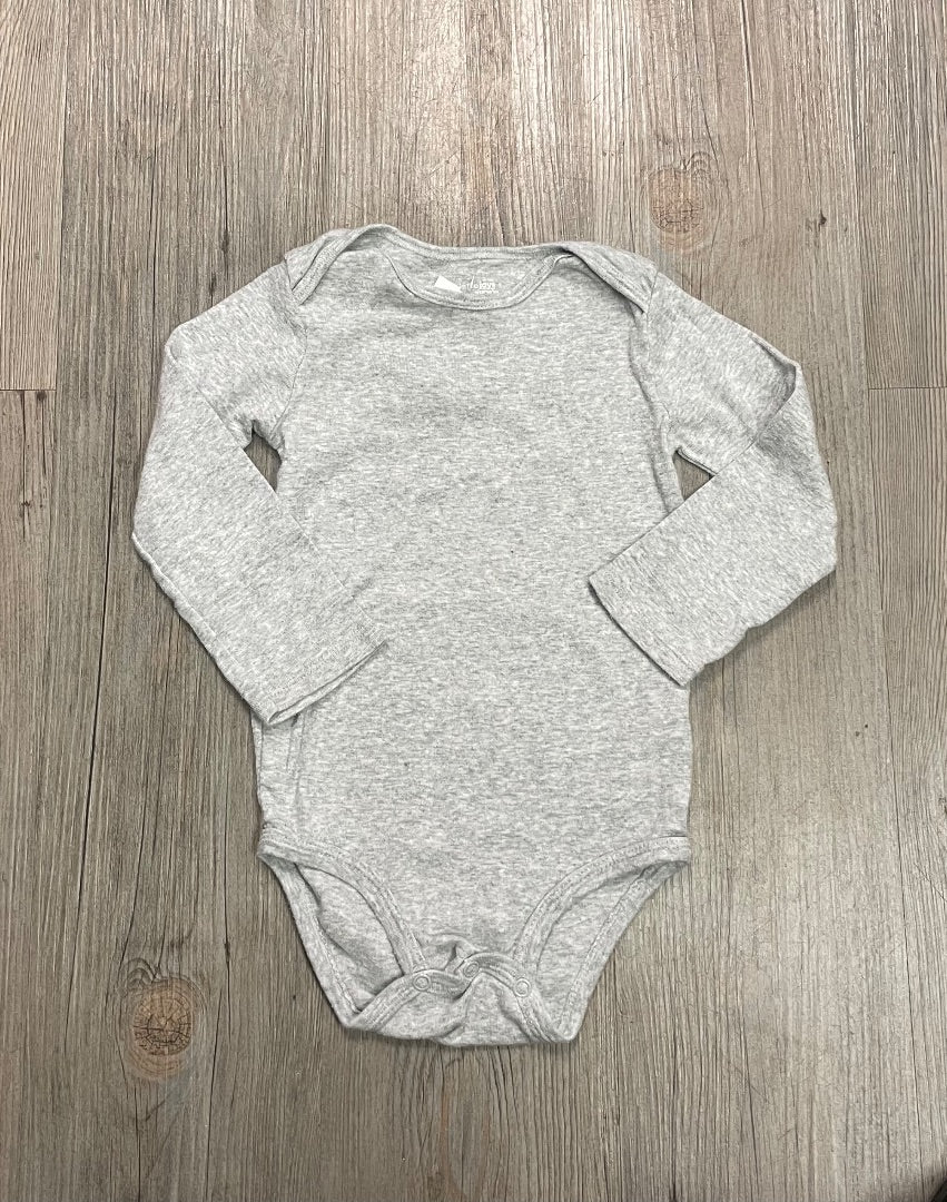 Grey Carters LS Onesie, 24M