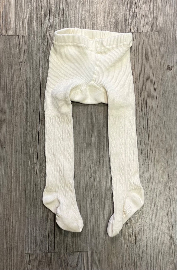Ivory Gap Baby Tights, 12-24M