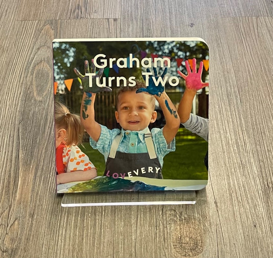 Multi Colour Lovevery Graham Turns Two, Boardbook