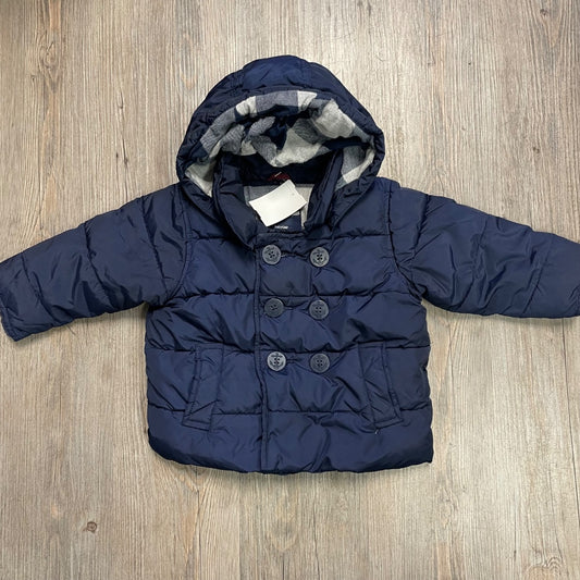 Navy Gap Winter Jacket, 12-18M