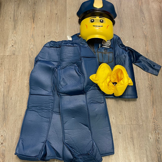Navy Lego Ninjago Police Costume, 4-6Y