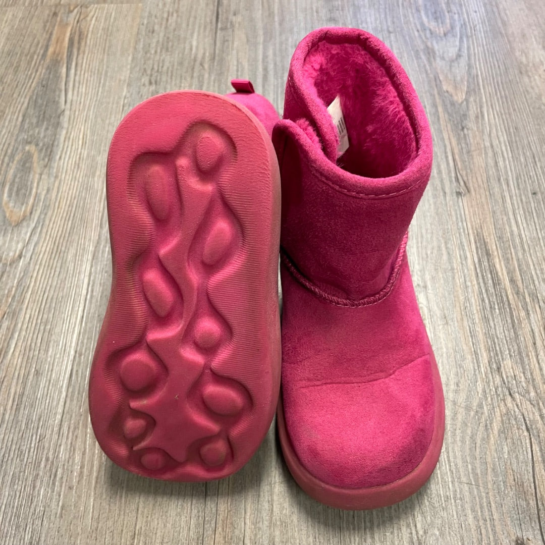 Pink Joe Fresh Cozy Boots, 9T