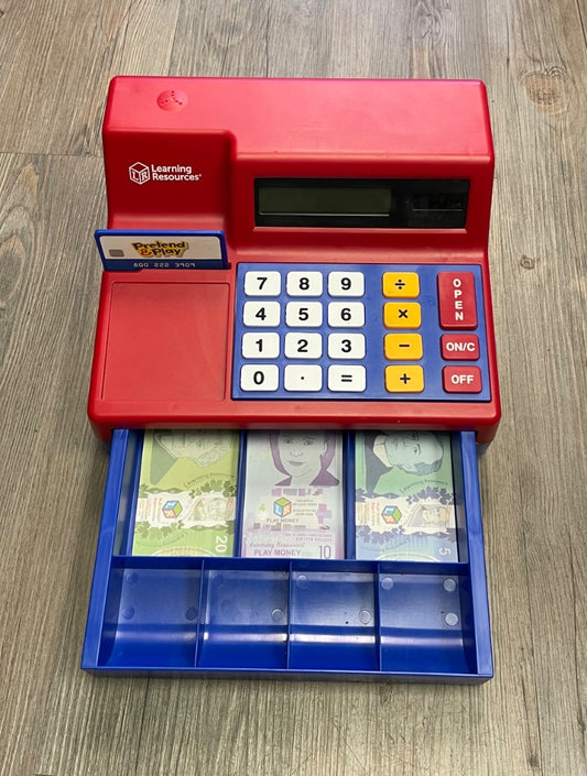 Red Learning Resources Cash Register, 3Y+
