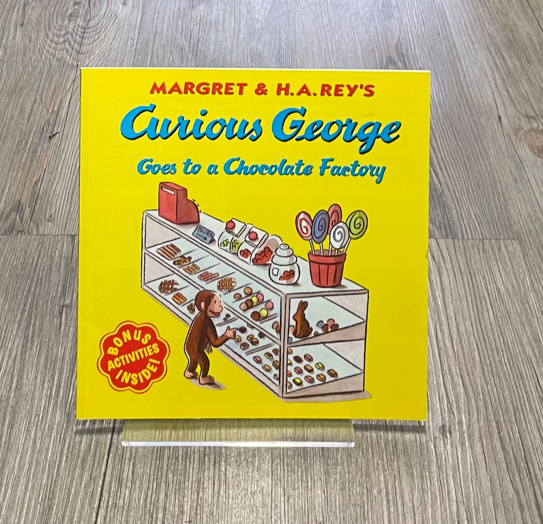 Yellow Curious George Goes to a Chocolate Factory, Paperback