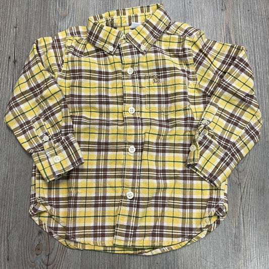 Multi Colour Gap Long Sleeve Shirt, 3Y