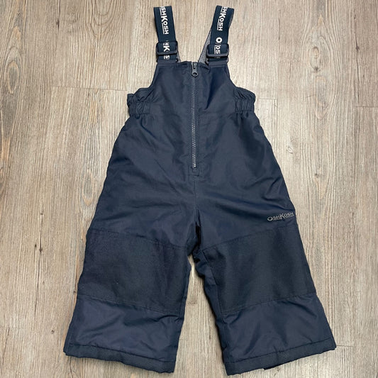 Black Orange Oshkosh Snow Pants, 18M