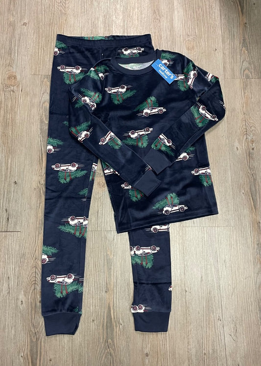 Multi Colour Carters 2PC Holiday PJ Set, 10Y