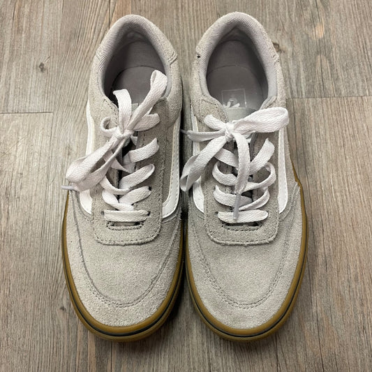 Grey Vans Lace Up Suede Sneaker, 3Y