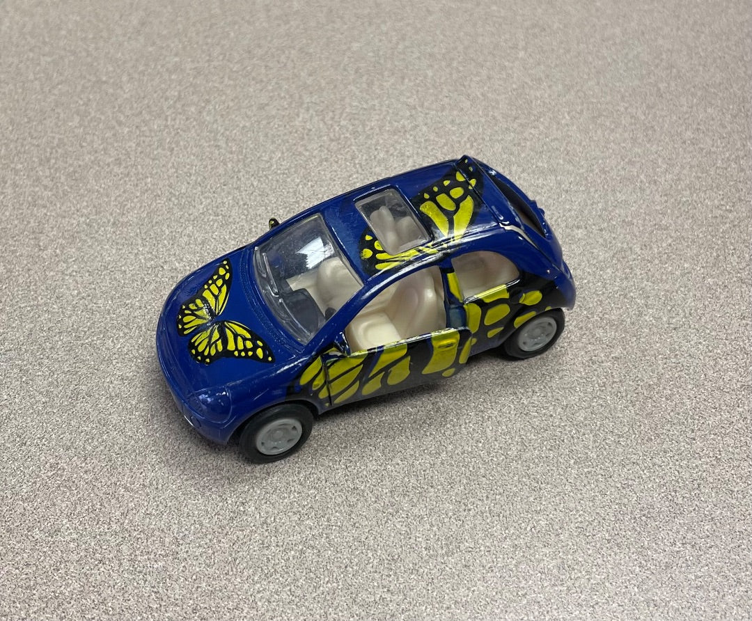 Blue  Pull Back Car, Small