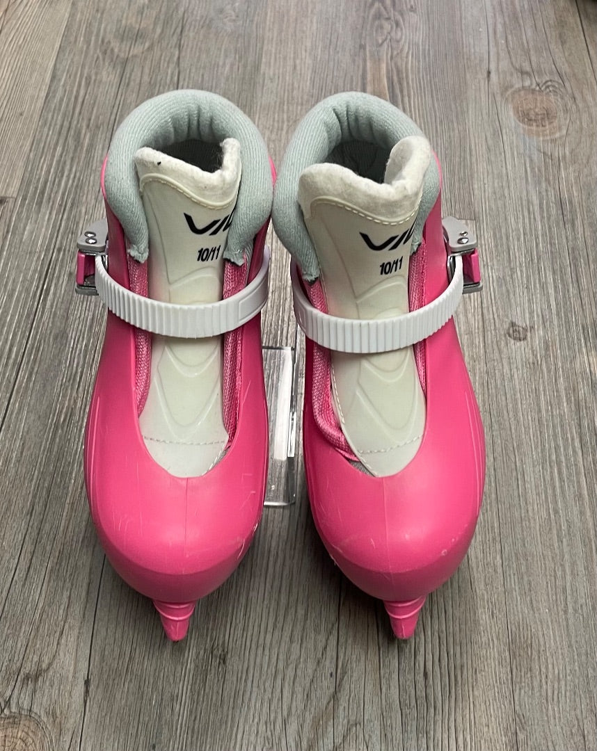 Pink VIC Hockey Skates, 10T-11Y