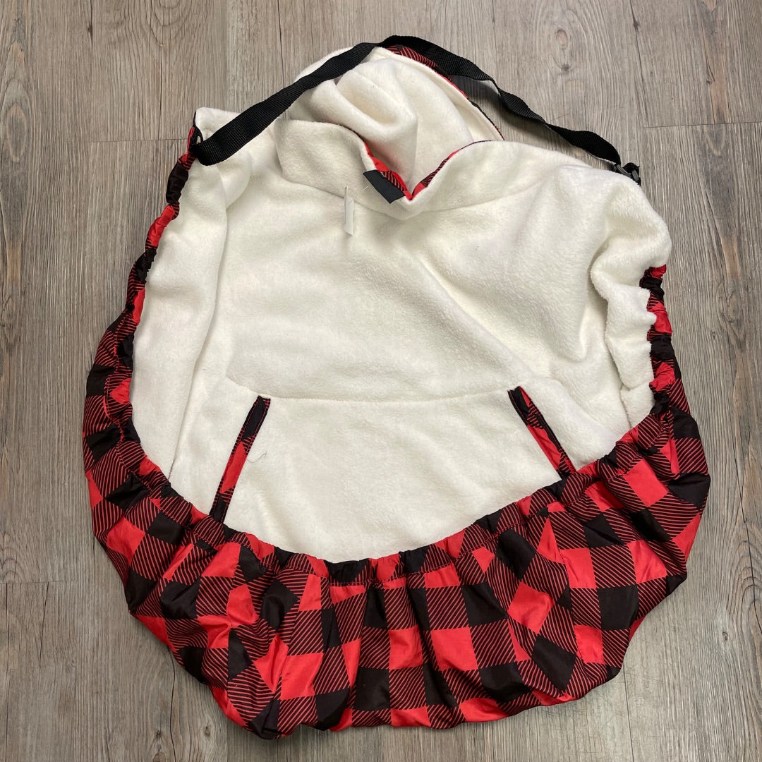 Plaid Jolly Jumper Baby Carrier Winter Cover, Pre-owned