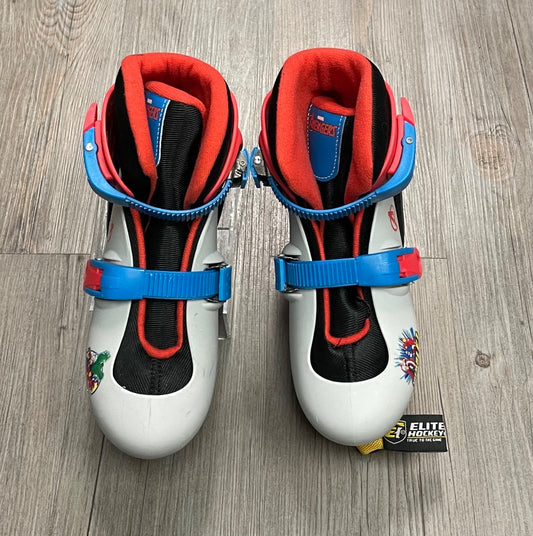 Red  Grey Avengers  Marvel Hockey Skates, 12-2Y