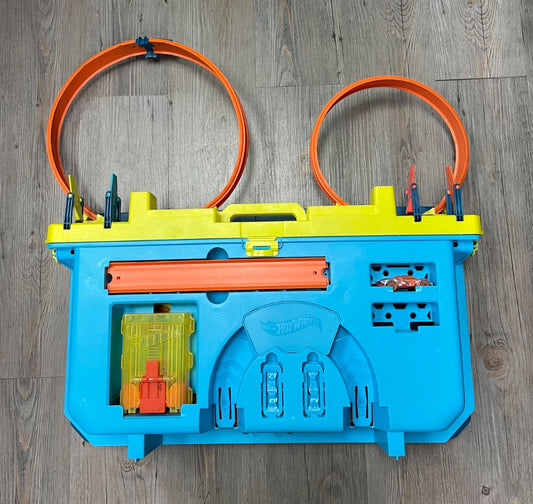 Blue/Orange Hot Wheels Hot Wheels Track Builder Unlimited Rapid Launch