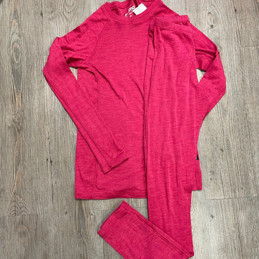Fuchsia Reima Tec Wool Base Layer Set, 12Y