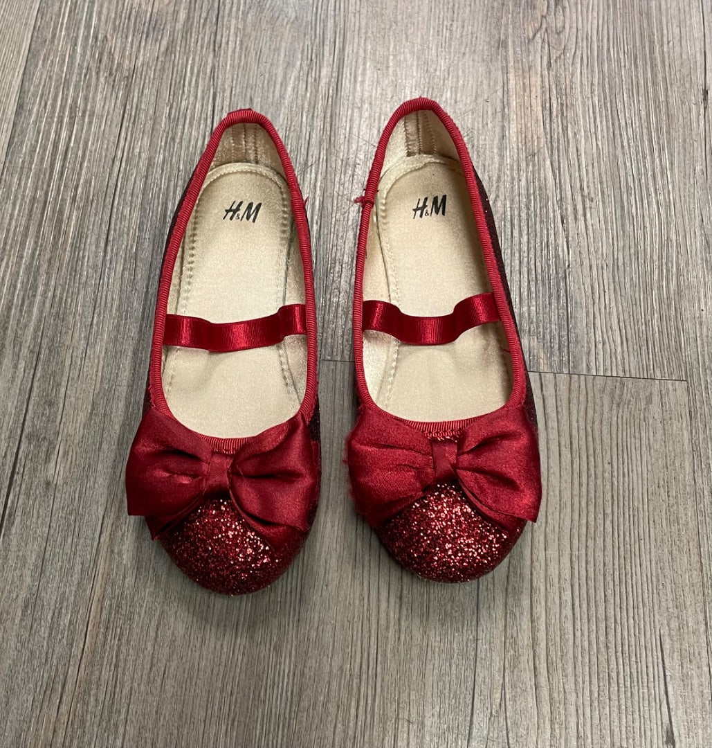Red H&M Flat Shoes, 11Y