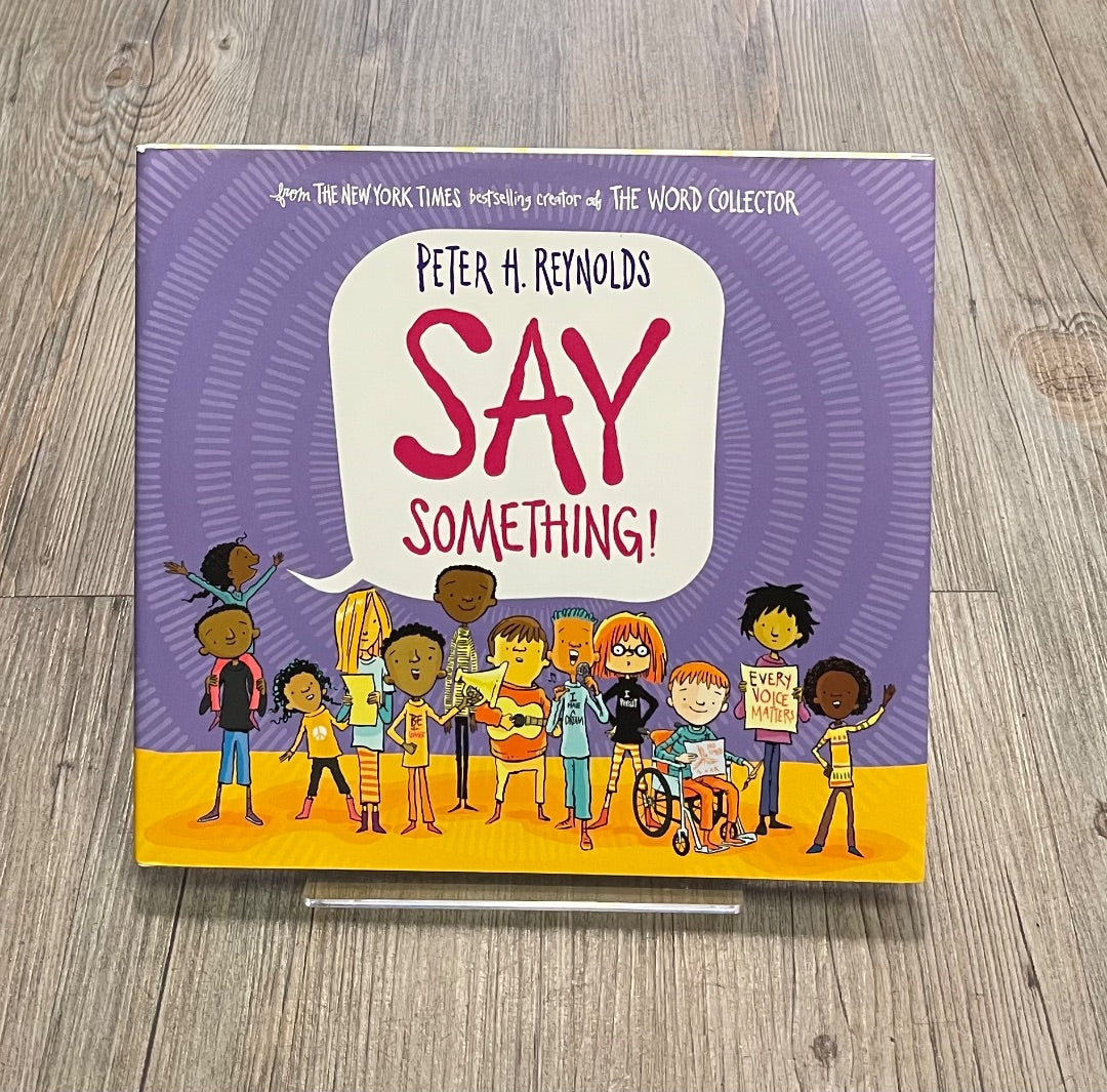 Multi Colour  Say Something!, Hardcover
